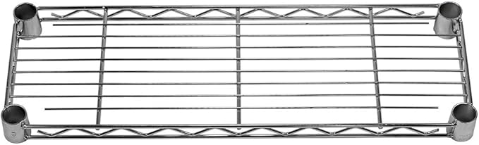 Shelving Inc. 8" d x 24" w Chrome Wire Shelving - Image 3