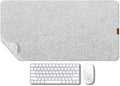 Bright Stone Felt Desk Mat, Non-Slip Mouse Pad, 27.5"x11.8" Office Supplies by BRIGHTSTONE