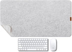 Bright Stone Felt Desk Mat, Non-Slip Mouse Pad, 27.5"x11.8" Office Supplies by BRIGHTSTONE