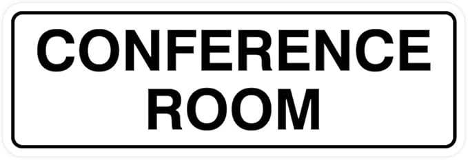 Standard Conference Room Sign by All+Quality