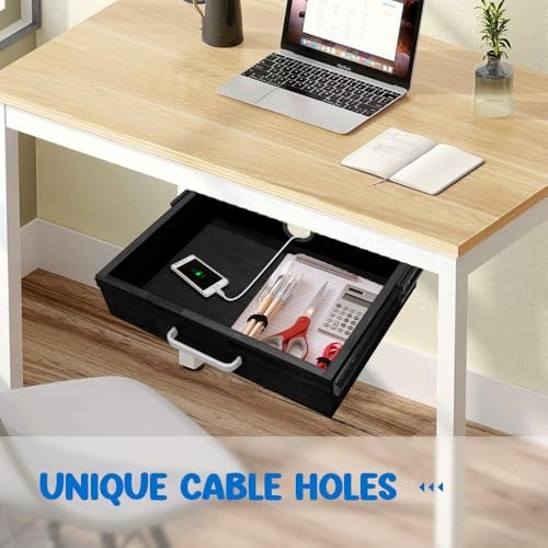 Upgrade Wood Under Desk Mounted Sliding Pull-out Drawer, Ball-Bearing Slides ...