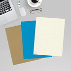 LUXPaper 8.5" x 11" Classic Linen Paper | Letter Size | Natural White | 70lb. - Image 6