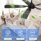 ceiling fans with lights, 52 inch modern ceiling shown in use
