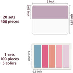 ELII 500 PCS Sticky Index Tabs 2 Inch Colorful Sticky Tabs - Image 3