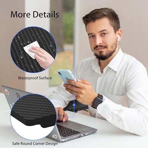 suptek Ergonomics Desk Extender Tray, 9.5"x9.1" Clamp on Table Moun...