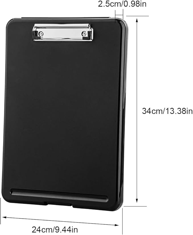 ZCZN Plastic A4 Form Storage Box Case, Clipboard Case, Bulk clipboard Set - Image 3