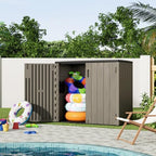 kinying outdoor horizontal storage sheds,outdoor storage cabinet waterproof on a desk or shelf