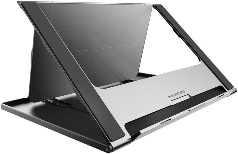 HUION ST200 Adjustable Laptop Stand for Desk, Aluminum Computer Stand