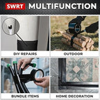 SWRT 9 Mil 24-Pack Black Heavy Duty Duct Tape Strong Adhesive, 2 in x 30 YD - Image 5