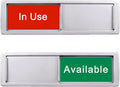 In Use or Available Sign, Magnetic Privacy Occupied Vacant Door indicator by SXKRHW
