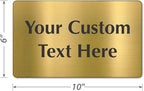 SmartSign Custom Brass Sign - Image 4
