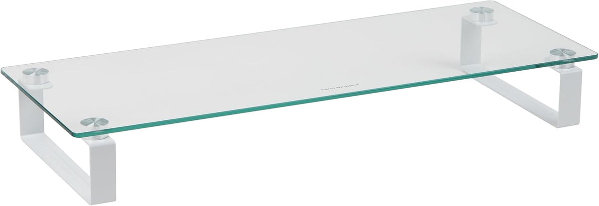 Mind Reader Monitor Stand, Contemporary, Desktop Organizer, Laptop Riser, Off...