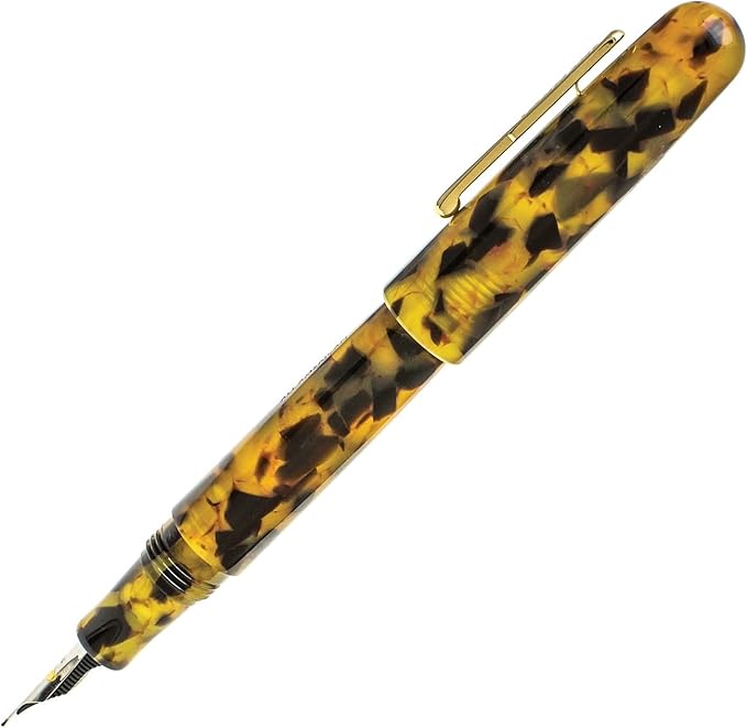 Conklin All American Fountain Pen, Stub Nib, Tortoiseshell - Image 3
