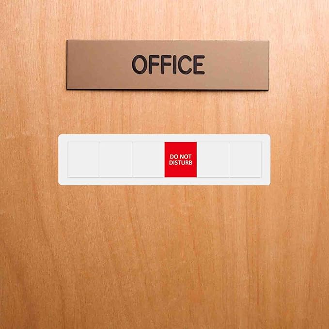 Office Door Sign, Do Not Disturb/Come in Welcome/Out of Office/in a - Image 7