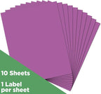 JAM PAPER Full Sheet Shipping Labels - Image 2