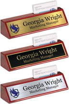Custom Desk Wedge Name Plate - Image 2