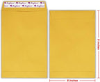 Bonfasvo 300 Pack 6x9 Brown Catalog Envelopes Peel & Seal Security Mailing - Image 2
