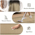 livebox scalloped washable 2x6 kitchen runner rug, easy, package contents
