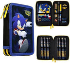 SONIC THE HEDGEHOG Pencil Case for Kids Stationery Set Pens Colored Pencils - Image 7