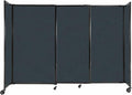 Versare Straightwall Sliding Portable Wall Partition | Freestanding Office by VERSARE