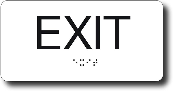 ADA Compliant Sign with Braille - Image 2