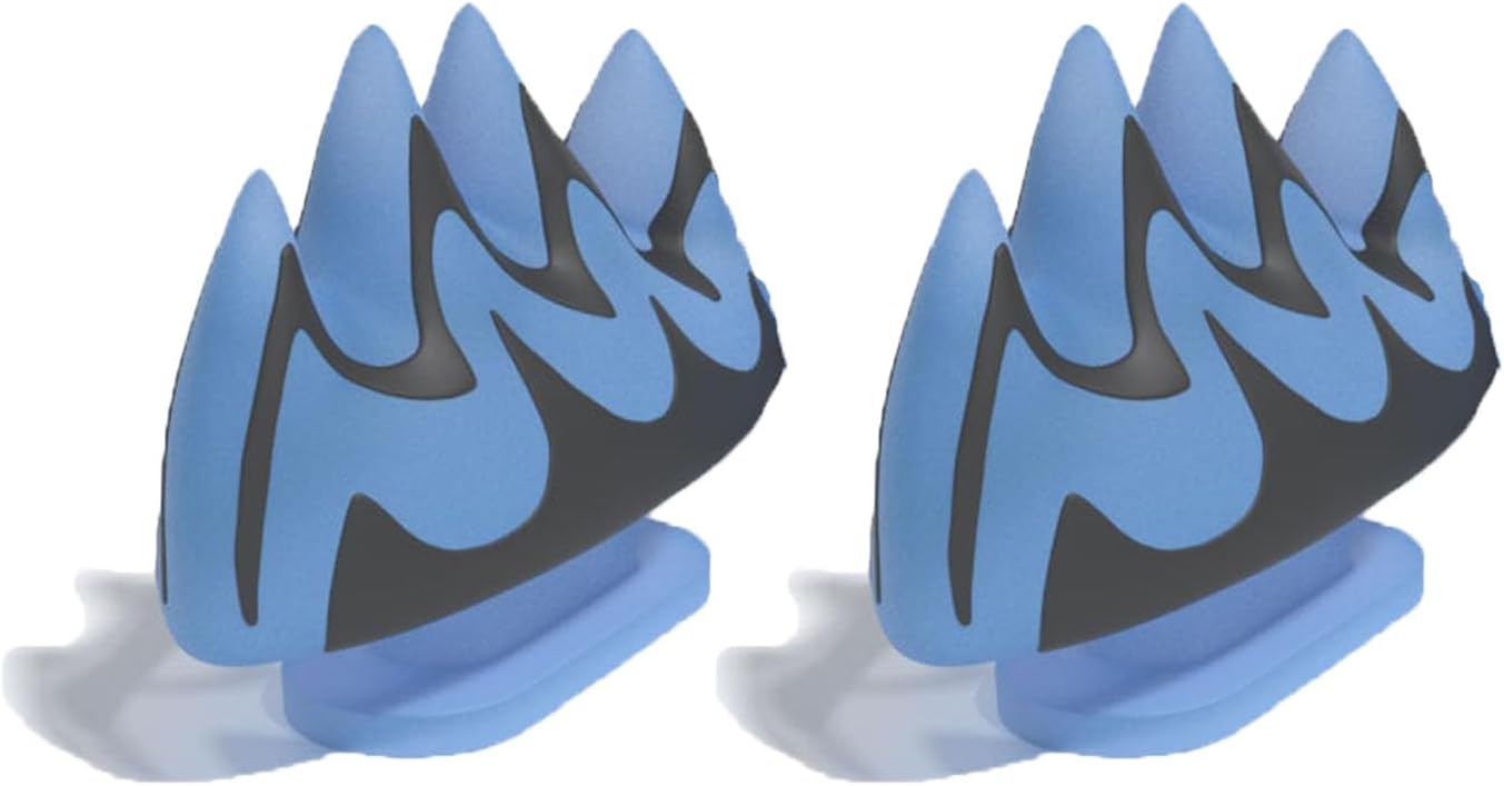 Zureto One Pairs Shark Slides Fins, Cloud Shark Slippers Replacement Top Fins DIY Accessories