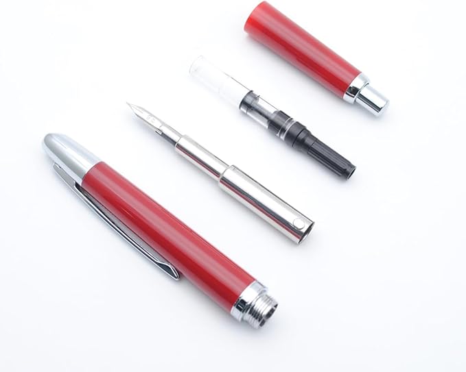 JINHAO 20 Press Fountain Pen, Retractable Capless Resin Pen - Image 4
