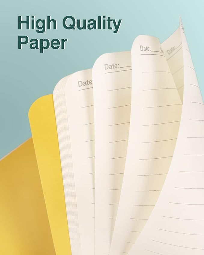 Lzerking Mini Notepads Notebooks Bulk 36 Pack Small Pocket Journal-Yellow Cover - Image 5