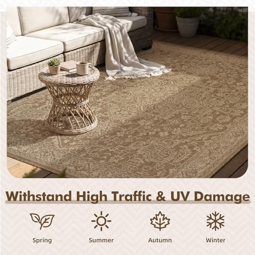 montvoo-2x6 ft indoor outdoor runner rugs for entryway on a desk or shelf