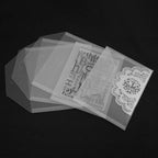 Large Stamp & Die Storage Pockets Resealable Clear Plastic Seal Bags Storage - Image 3