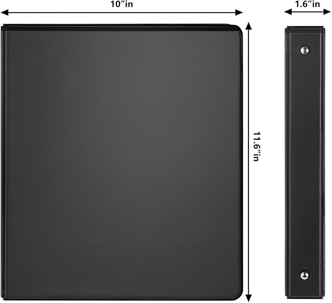 COMIX Sturdy 3 Ring Binder 1 inch - Image 3