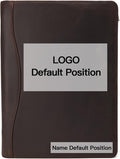 Geslun Personalized Genuine Leather Portfolio, Legal Size 8.5 x 14 Pad Holder by Geslun