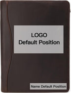 Geslun Personalized Genuine Leather Portfolio, Legal Size 8.5 x 14 Pad Holder by Geslun