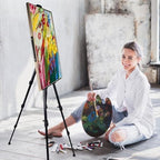 ns jymb easel stand for sign and painting, front angle view
