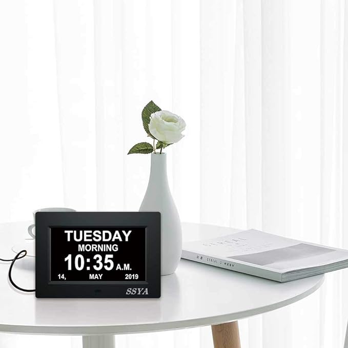 SSYA 7 Inch Calendar Clock - Image 5