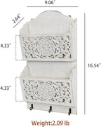 Chadechimo Rustic Key and Mail Holder - Image 2