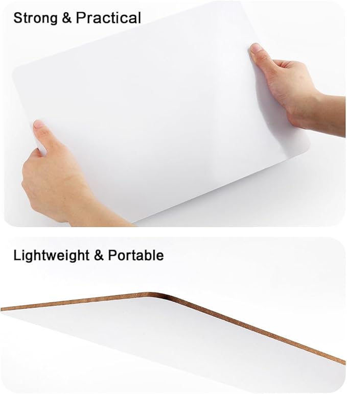 Dry Erase Lapboards, HERKKA 15 Pack Double Sided Dry Erase Lap Boards 9 x 12.5 - Image 5