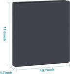 3 Ring Binder 1 Inch, ViVin Sturdy 1"-Slant D Ring Binder - Image 5