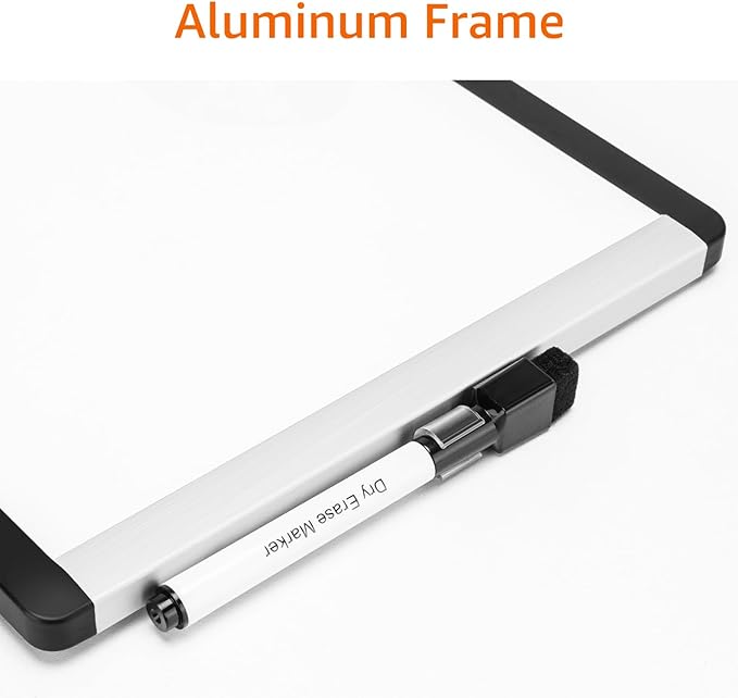 Amazon Basics Small Dry Erase Whiteboard, Magnetic Whiteboard - Image 3