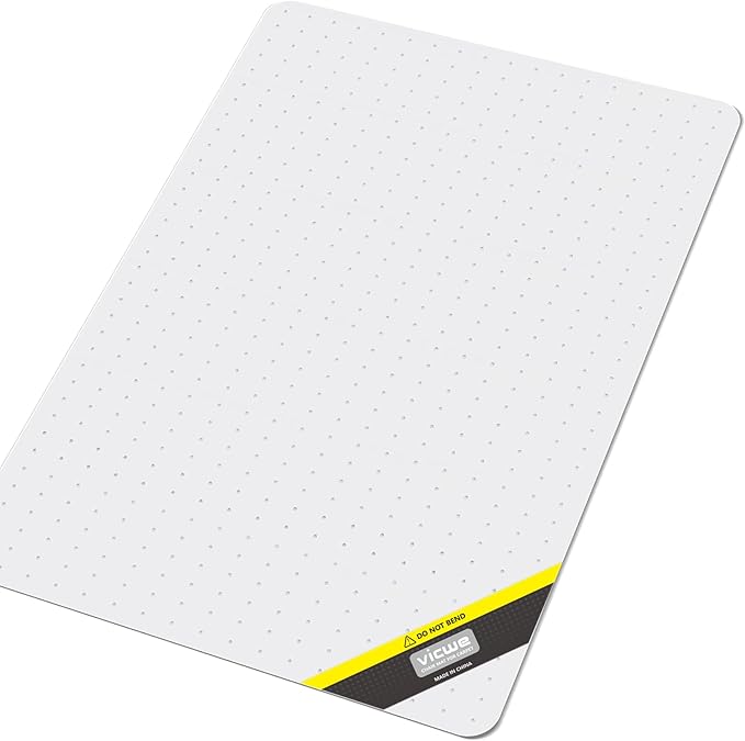 Vicwe Office Chair Mat for Carpet, Easy Rolling Hard Mat for Office Chair on by Vicwe