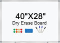 H-Qprobd Dry Erase Board for Wall Aluminum Presentation Magnetic Whiteboard by H-Qprobd
