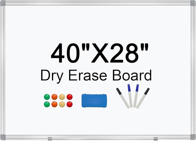 H-Qprobd Dry Erase Board for Wall Aluminum Presentation Magnetic Whiteboard by H-Qprobd