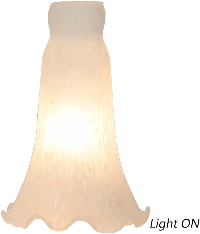 Bieye LS10 Lily Flower Blown Glass Lampshade - Image 2