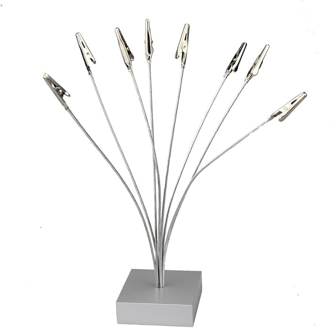 Cube Base 8-Branch Tree Style Memo/Card/Paper/Photo Holder Table Number Holder by Rddconkit