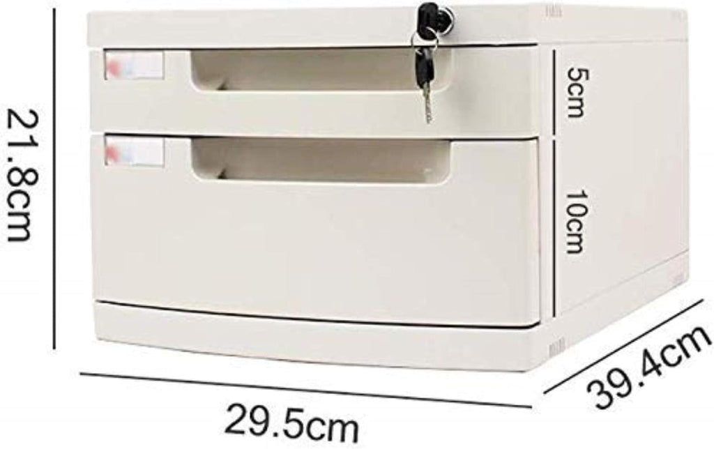 Lockable Office Filing Cabinet - Flat File STO Der for Documents, Data Nizat, Plastic Cupboard for Home & Office Use