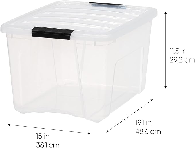 IRIS USA 40 QT Plastic Storage Box - Image 2