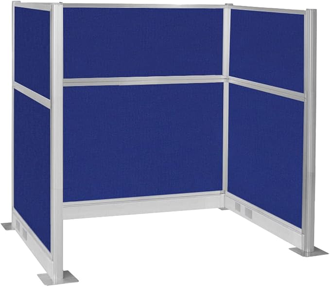 Versare Pre-Configured Hush Panel Electric Cubicle | Workstation Divider Walls by VERSARE