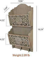Chadechimo Rustic Key and Mail Holder - Image 2
