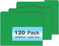 File Folder, HERKKA 120 Pack 1/3 Cut Tab File Folders, File Folders Great by HERKKA