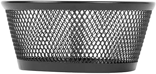 1InTheOffice Mesh Paper Clip Holder for Desk, Paperclip Holder, 2 Pack